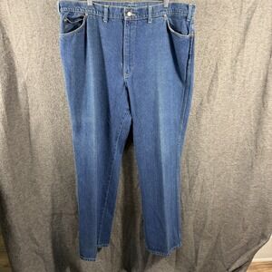 Vintage 80s Long Haul Jeans 44X34 Mens Trucker Bootcut Denim Made in USA